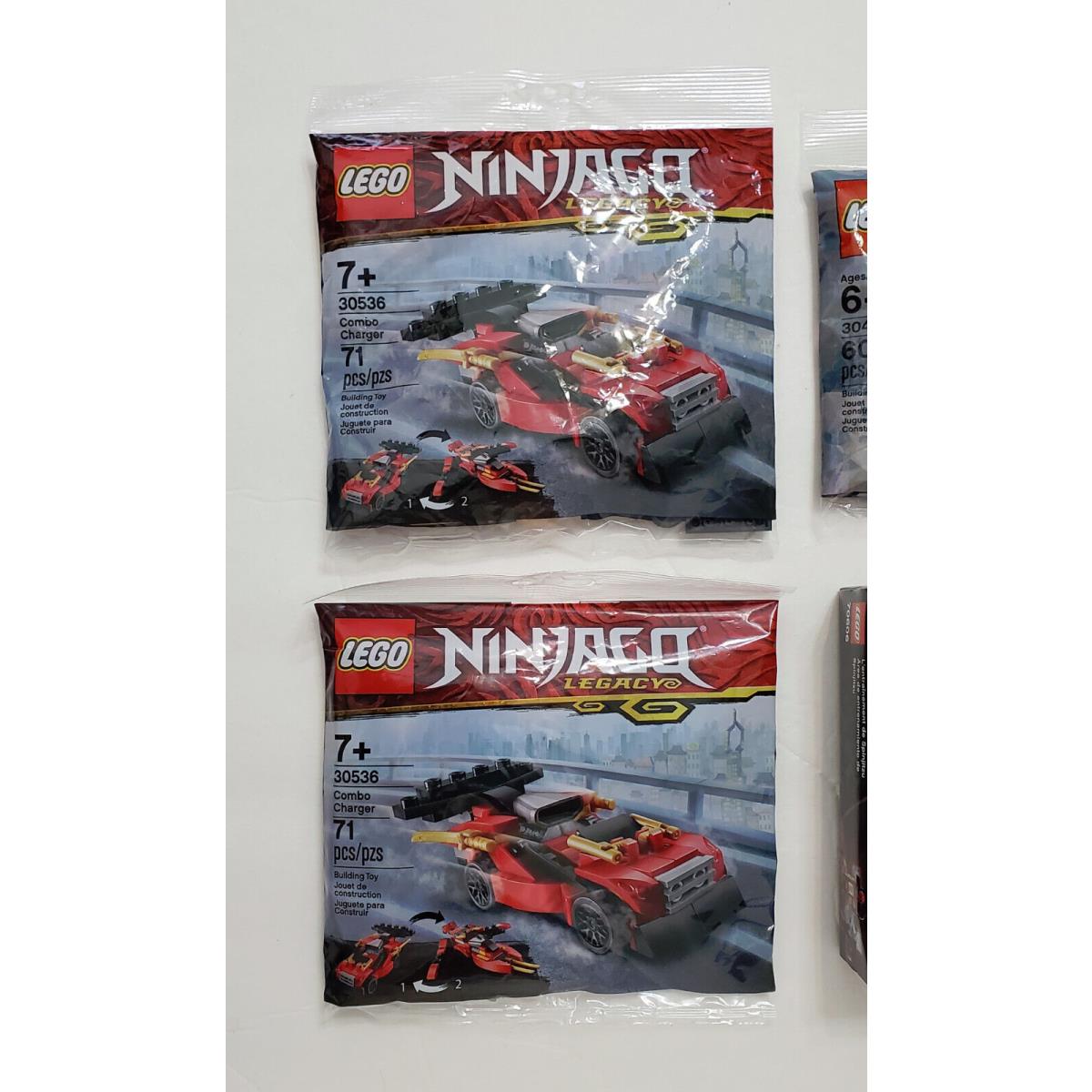 6 Lego Ninjago Themed Building Kits 30428 30536 x2 30591 x2 70606