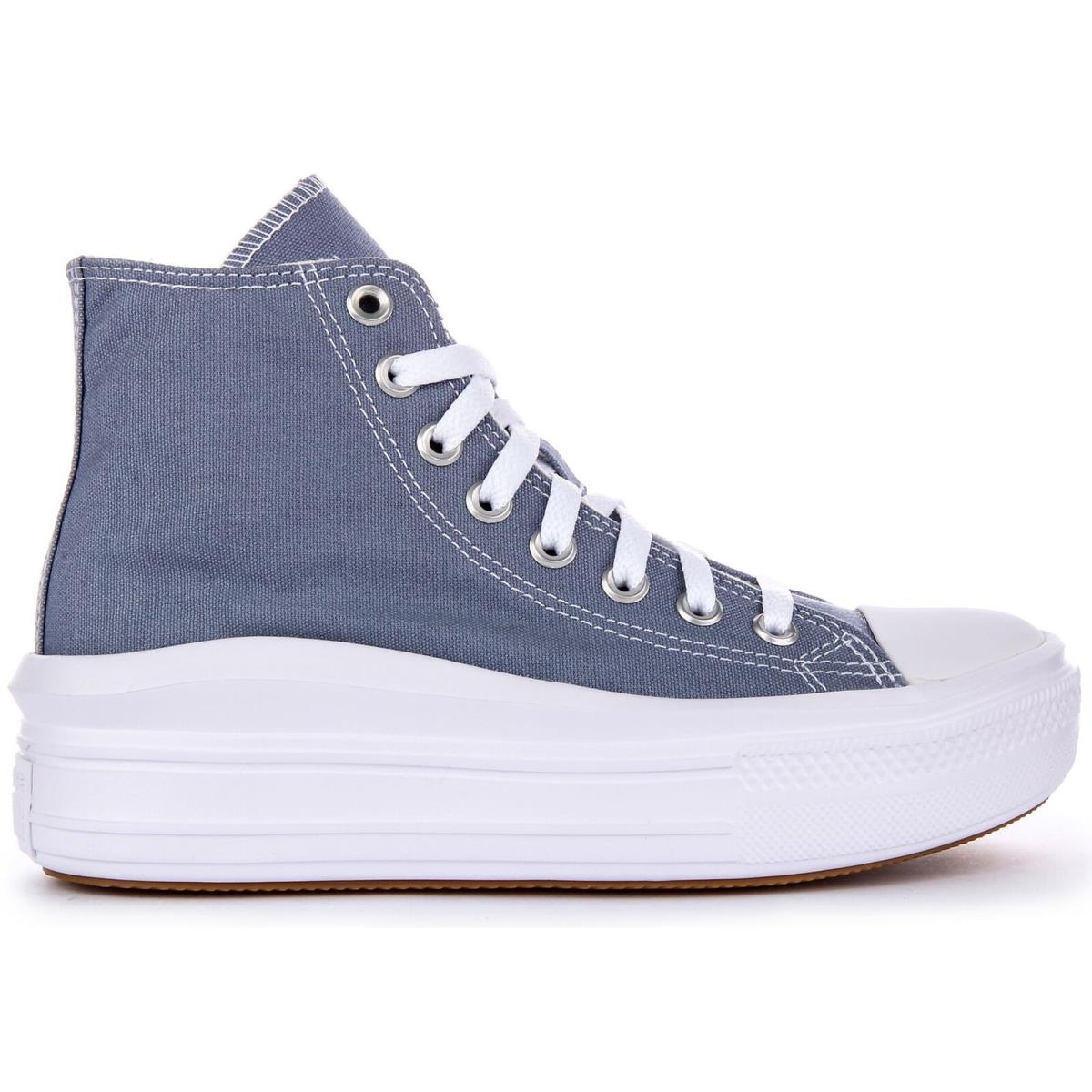 Converse A06500C Chuck Taylor All Star Move Hi Denim Womens Sneus 3 - 8