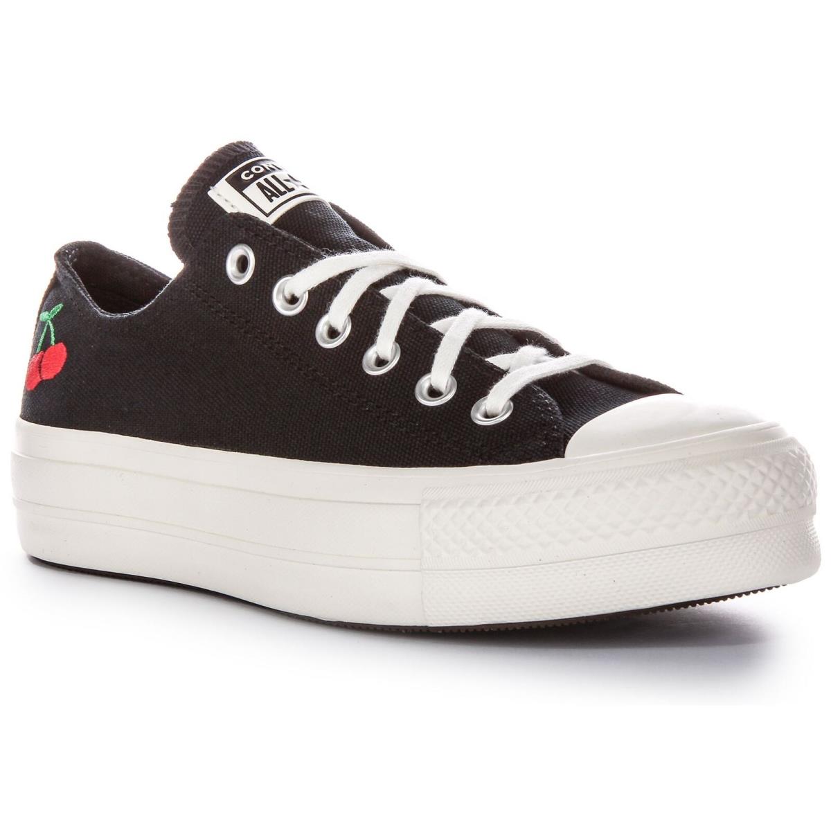 Converse A08862C Chuck Taylor Lift Low Black White Women Sneaker US 4 - 9