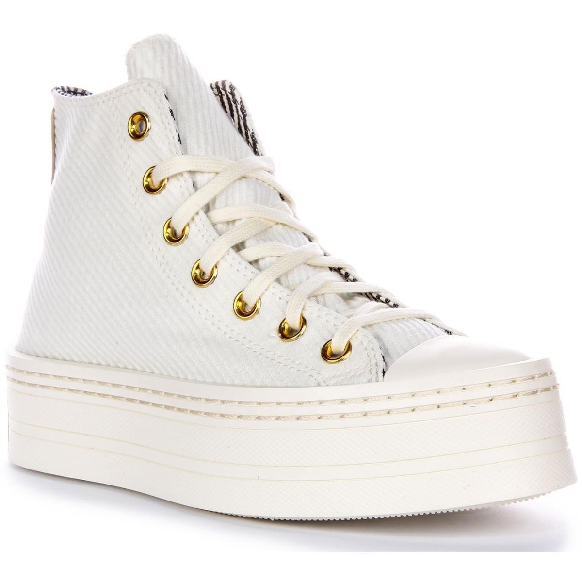 Converse A07204C Modern Lift Detailed Women Sneakers White Gold US 5 - 11