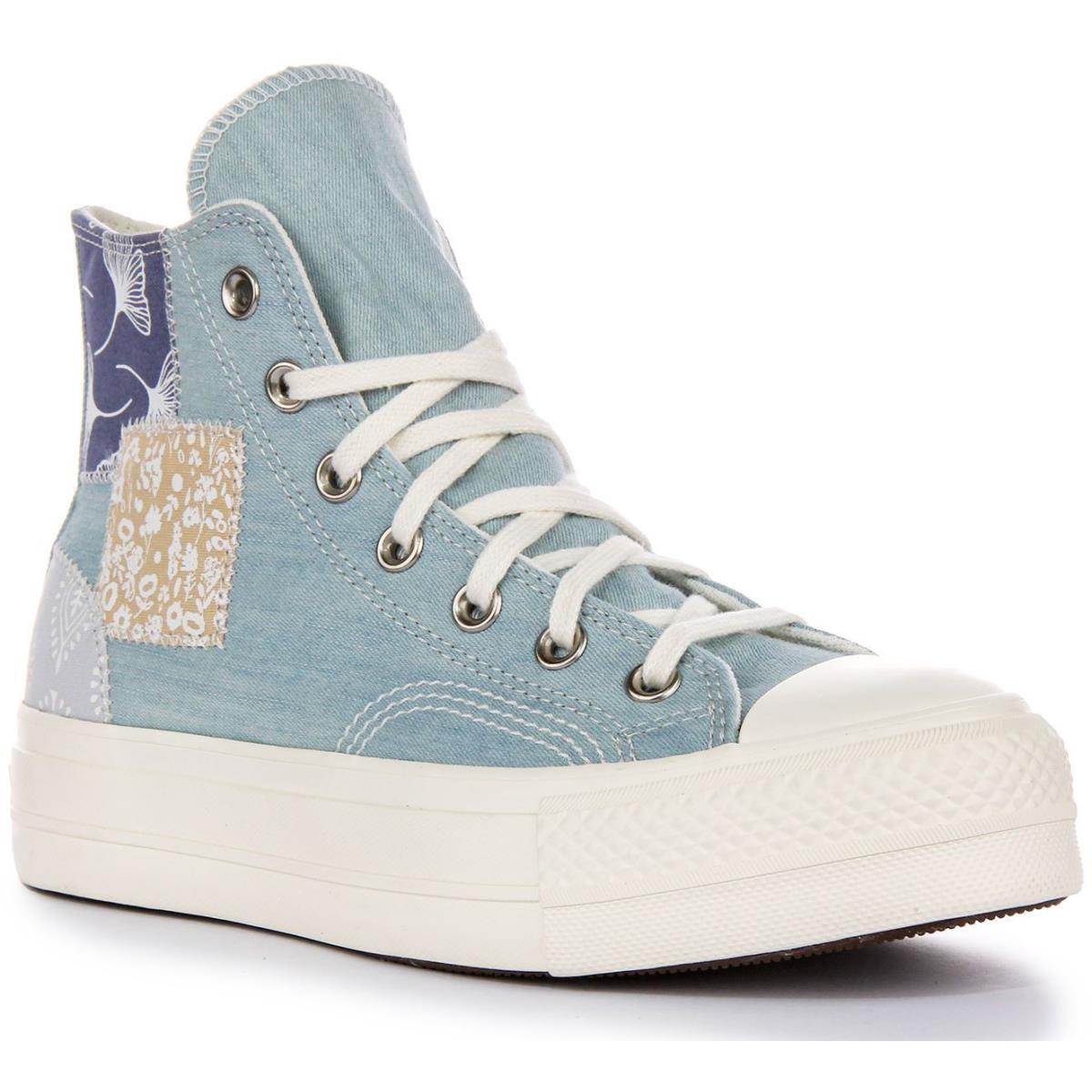 Converse A06821C All Star Lift Patchwork Women Sneaker Blue White US 5 - 11