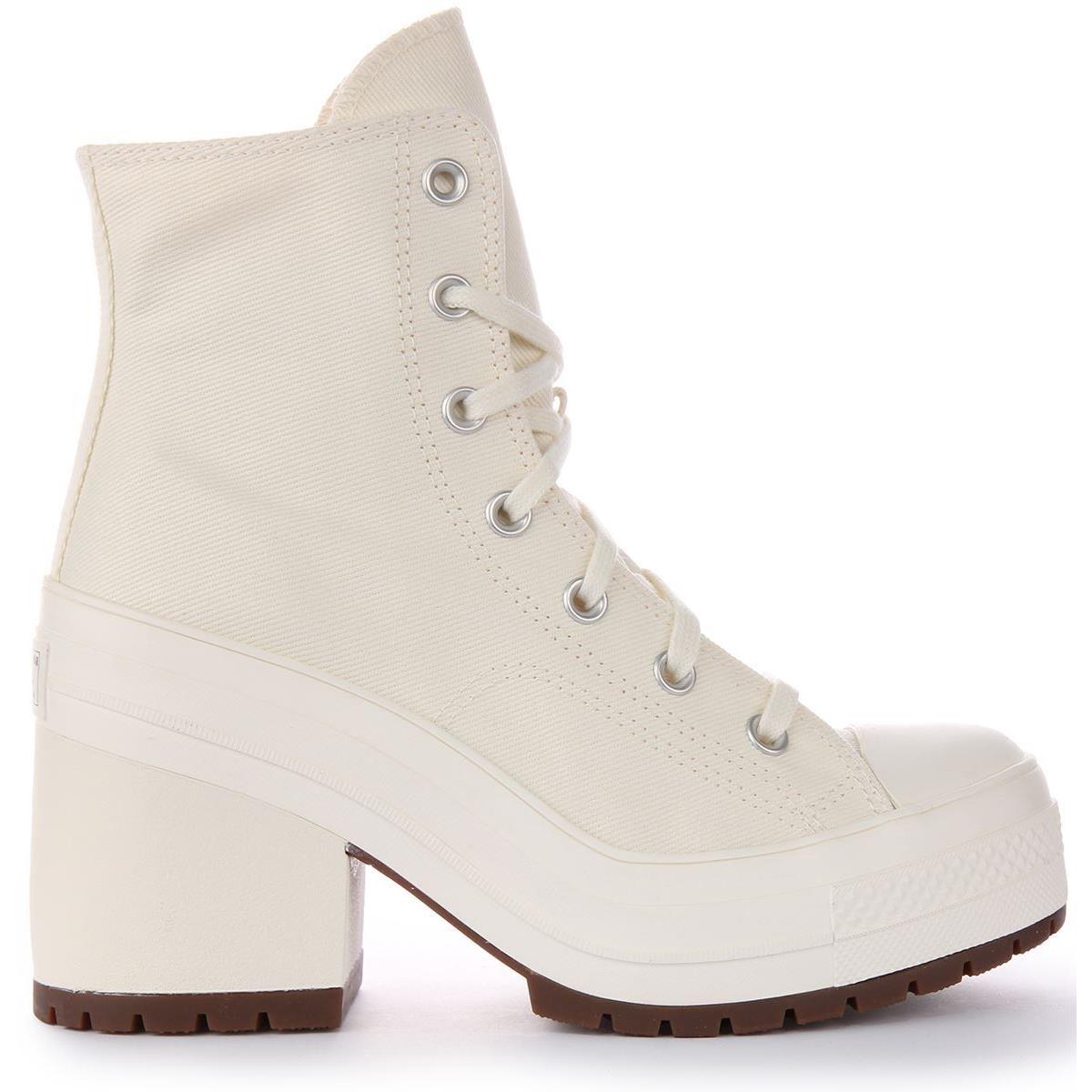 Converse A05348C Chuck 70 De Luxe Hi Heel Boot Womens Sneakers White US 3 - 7