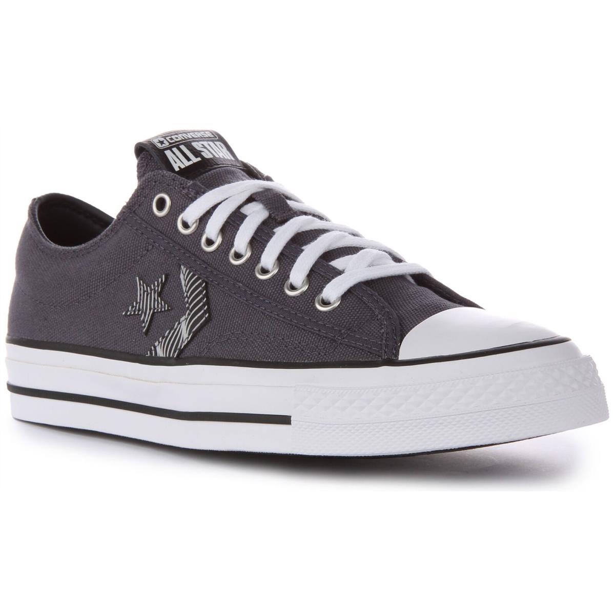 Converse A07995C Star Player 76 Ox Canvas Mens Sneaker Grey White US 4 - 13