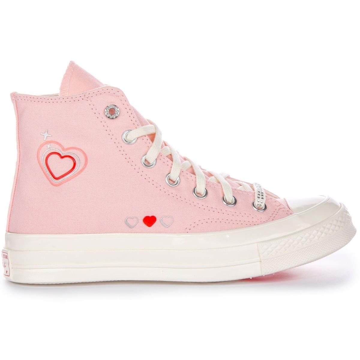 Converse A09113C Chuck 70 Y2K Doughnut Glaze Womens Sneakers Light Pink US 3 - 8