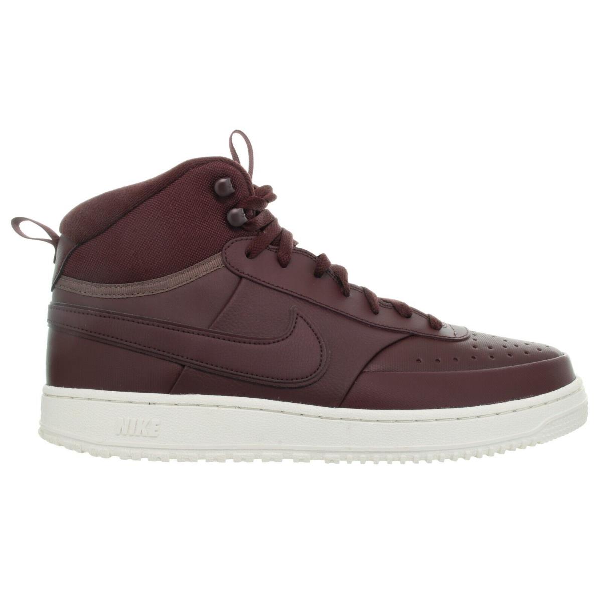 Nike Men`s Court Vision Mid Burgundy Crush Basketball Shoes Multiple Size - Burgundy Crush