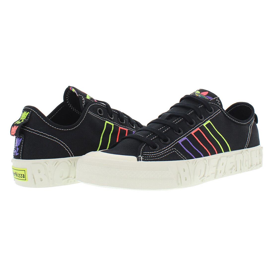 Adidas Nizza Pride Mens Shoes - Black/Multicolor, Main: Black