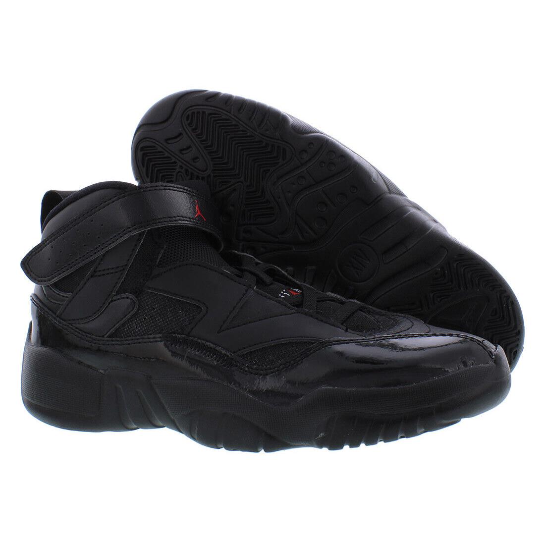 Nike Jumpman Two Trey PS Boys Shoes - Black/University Red/Black, Main: Black