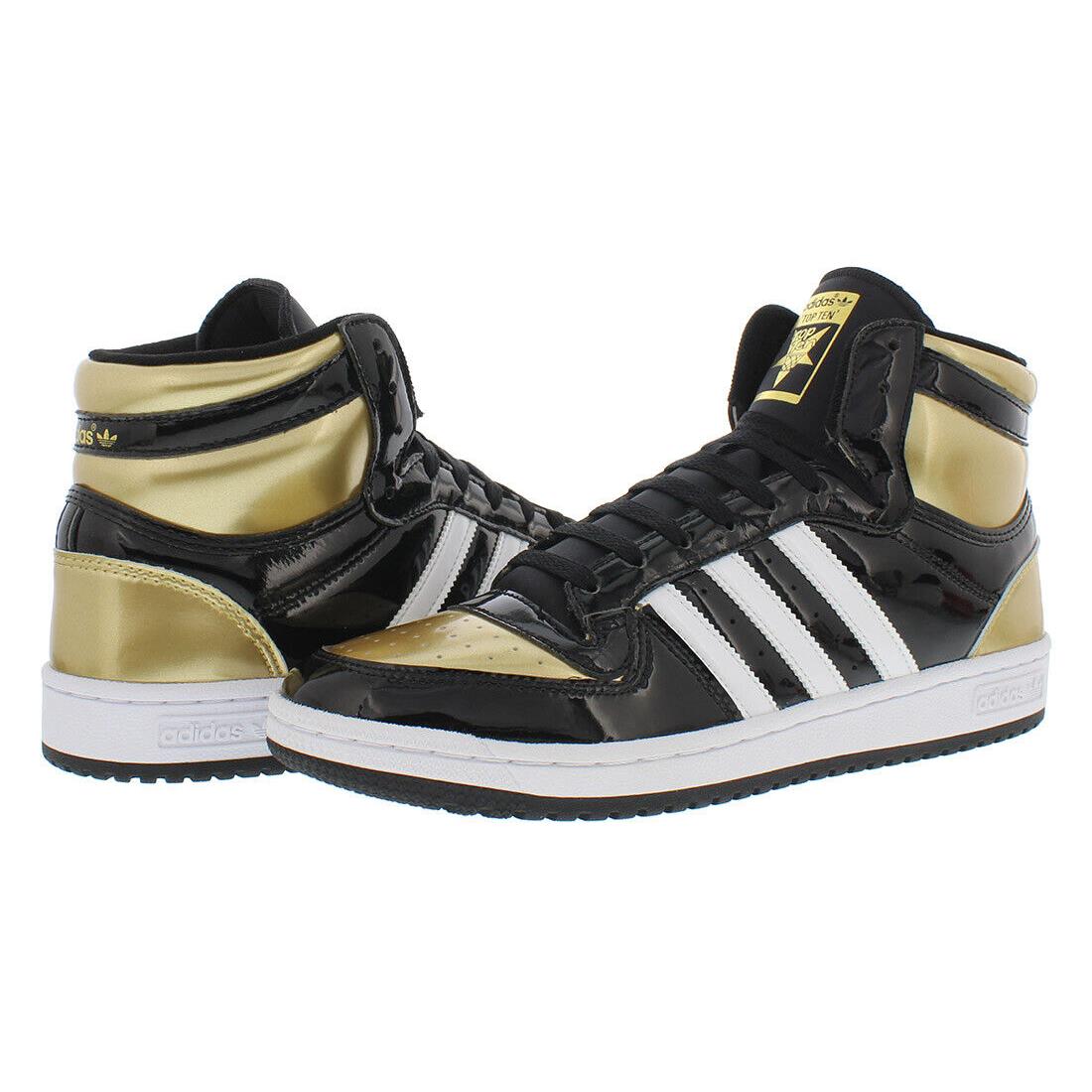 Adidas Top Ten Rb Mens Shoes - Black/Gold/White, Main: Black
