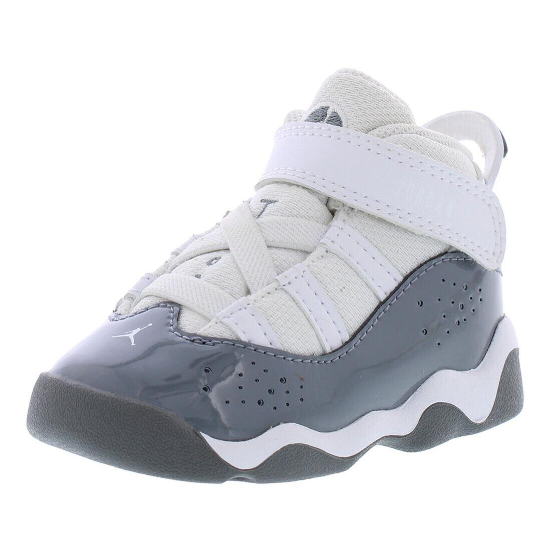 Nike Jordan 6 Rings Infant/toddler Shoes - White/Cool Grey/White, Main: White