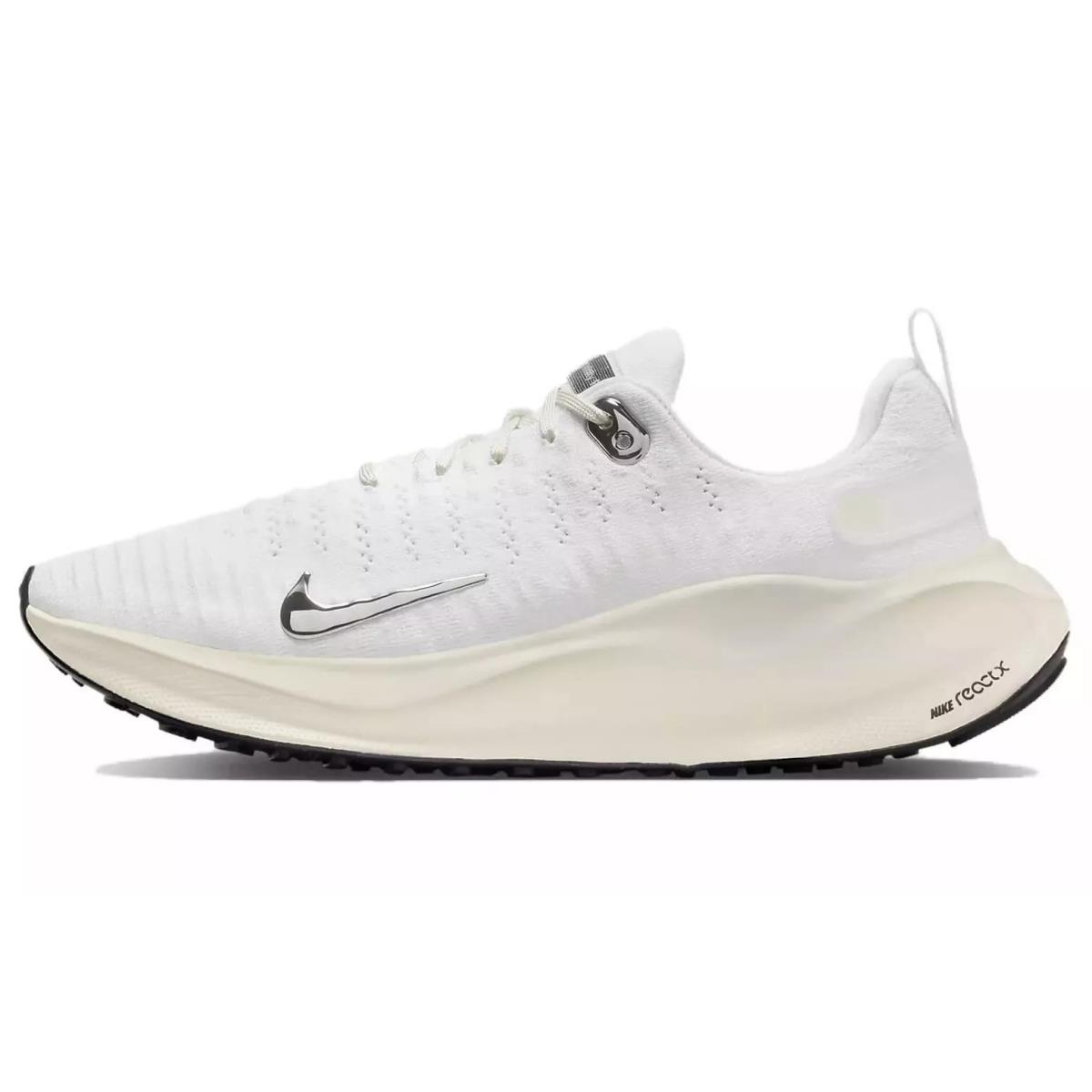 Nike Womens Reactx Infinity Run 4 Running Shoes DR2670 104 - WHITE/CHROME SAIL COCONUT MILK