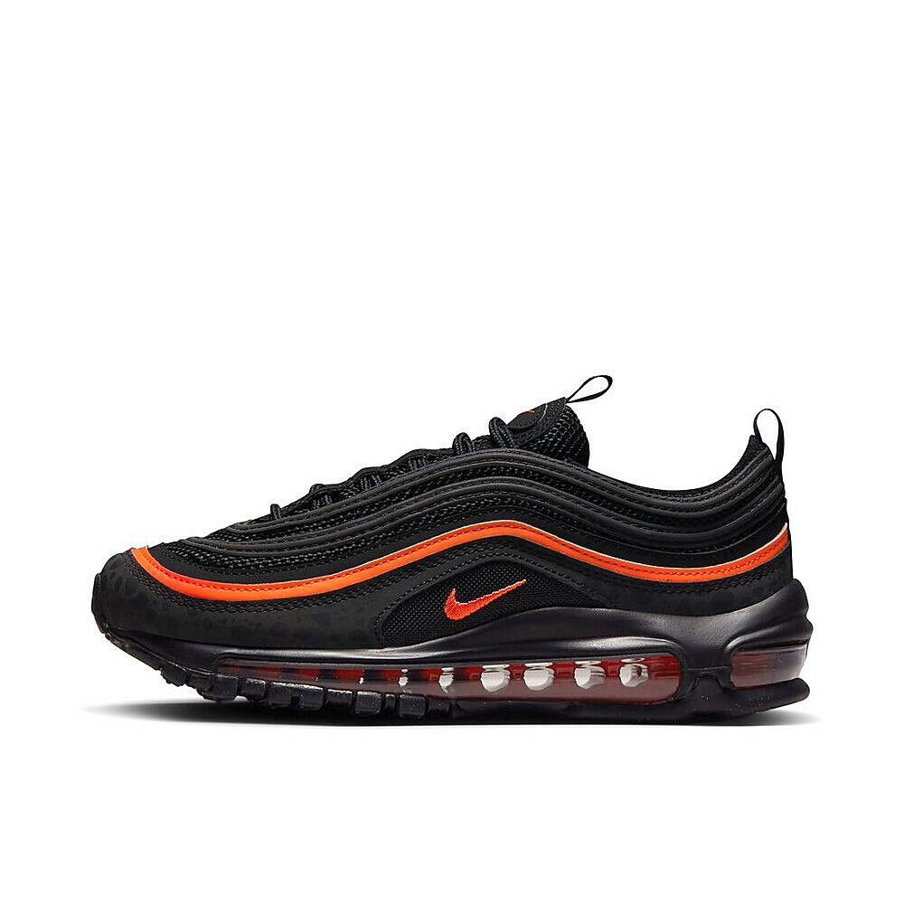 Big Kid`s Nike Air Max 97 Black/black-safety Orange DX3088 001