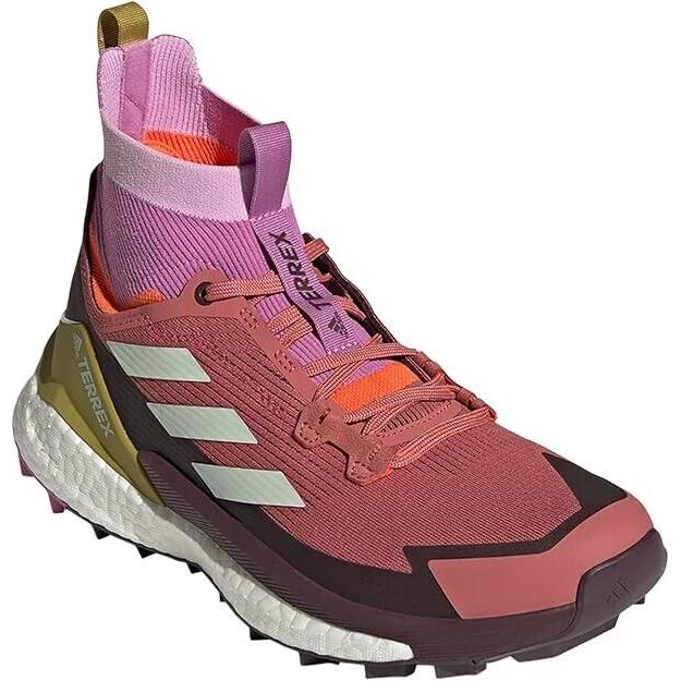 Adidas Women Terrex Free Hiker 2 Gore-tex Hiking Shoe GZ0685 Size 10 - Wonder Red/Linen Green/Pulse Lilac