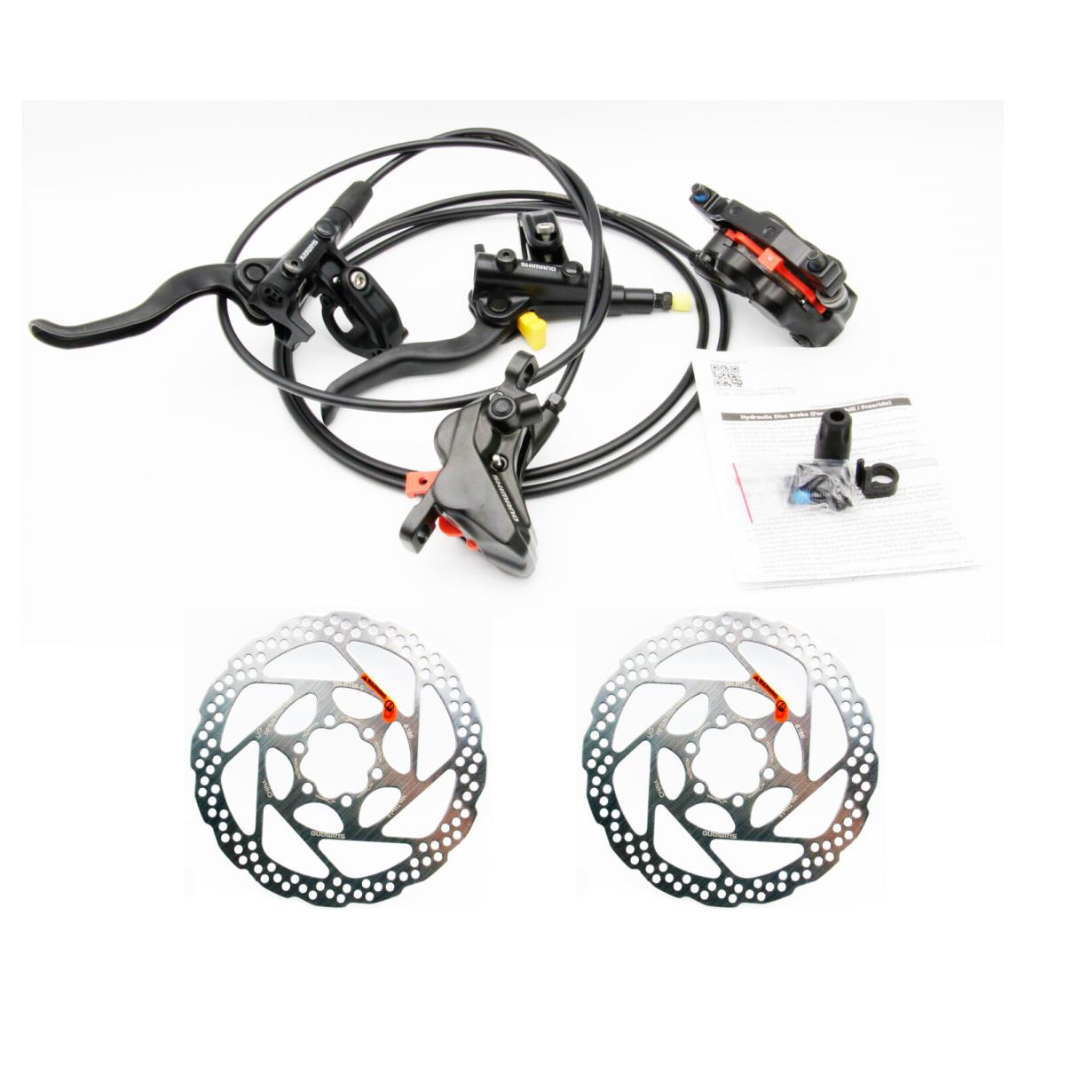 Shimano BL-MT4100 BR-MT420 Mtb Bicycle Disc Brake 4-Piston J-kit w/180mm Rotors