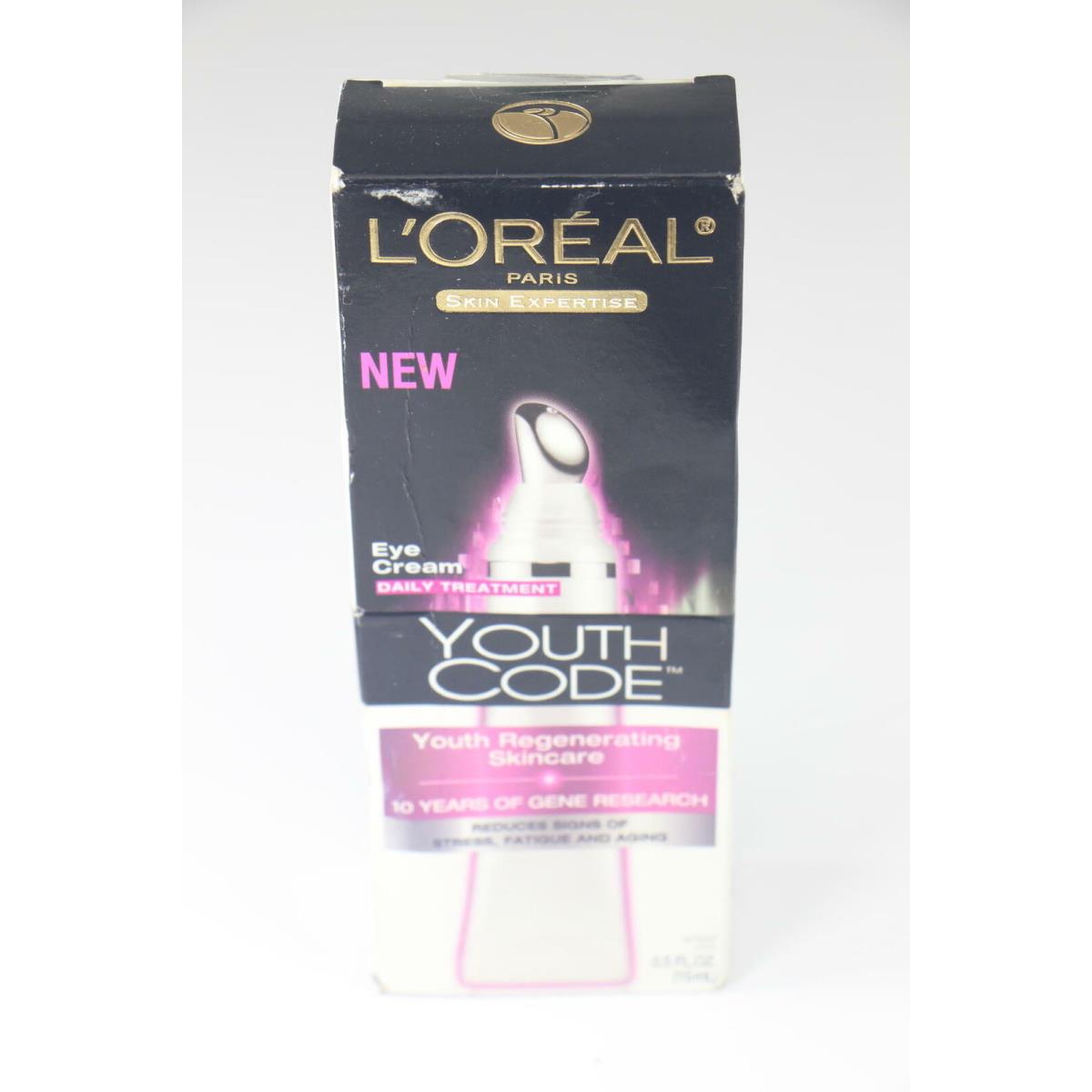 4 Pack L`oreal Youth Code Daily Treatment Eyecream .5 oz U11