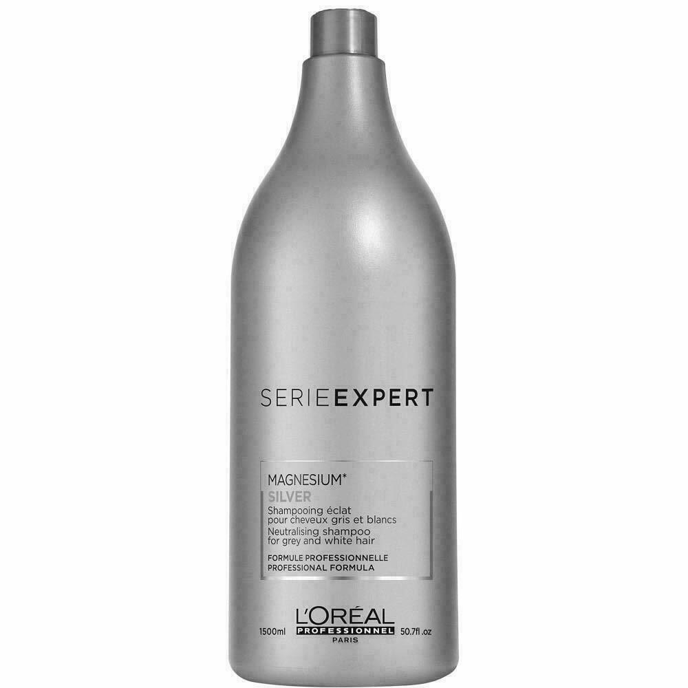 L`oreal Serie Expert Magnesium Silver Neutralising Shampoo 50.7 oz Last