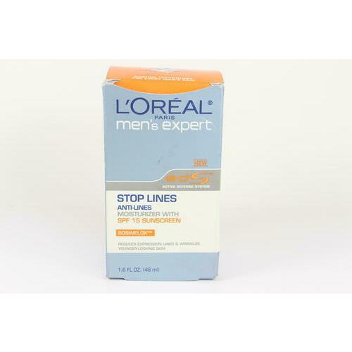 3 Pack L`oreal Men`s Expert Stop Lines Moisturizer Spf 15 1.6-Ounces U8A