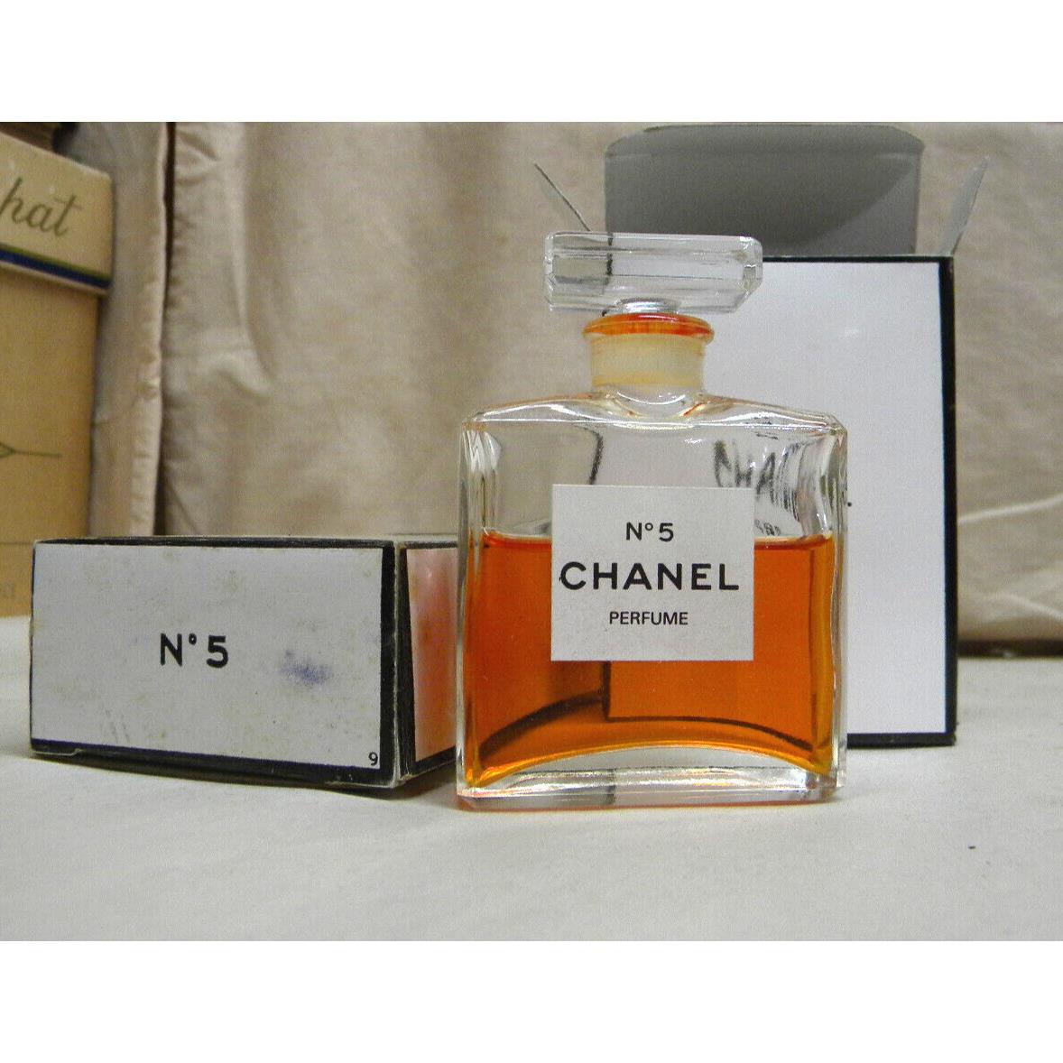 Vintage Chanel No 5 Perfume 1 Oz. Double Boxed France 2/3 Full