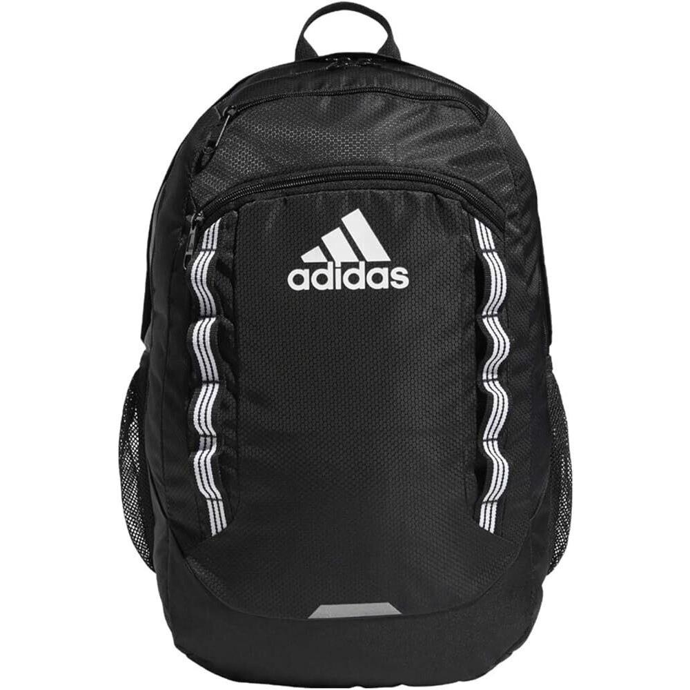 Adidas Excel 6 19 Large Backpack School 15 Laptop Bag Black White