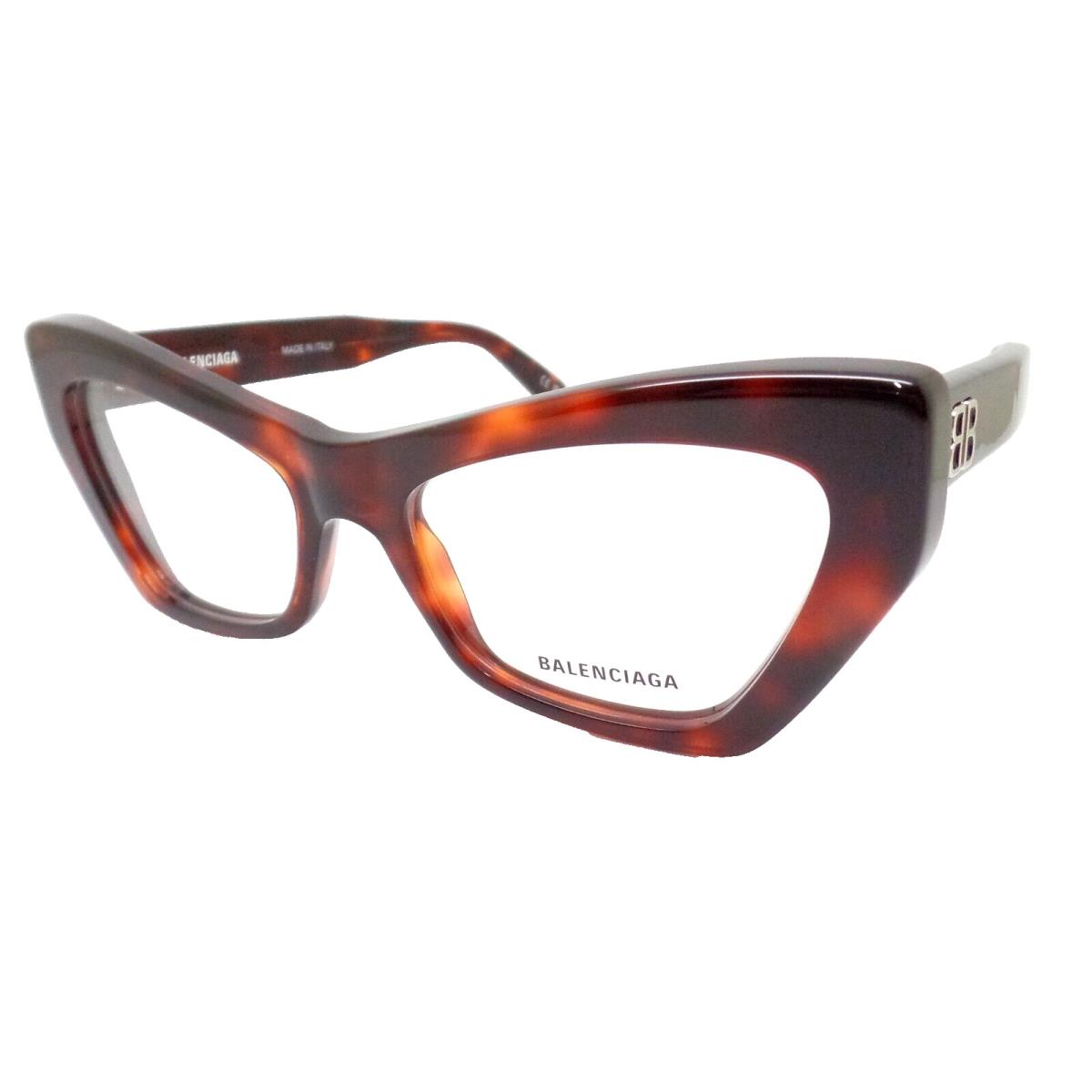 Balenciaga BB0296O 002 Havana 53mm Eyeglass Frame