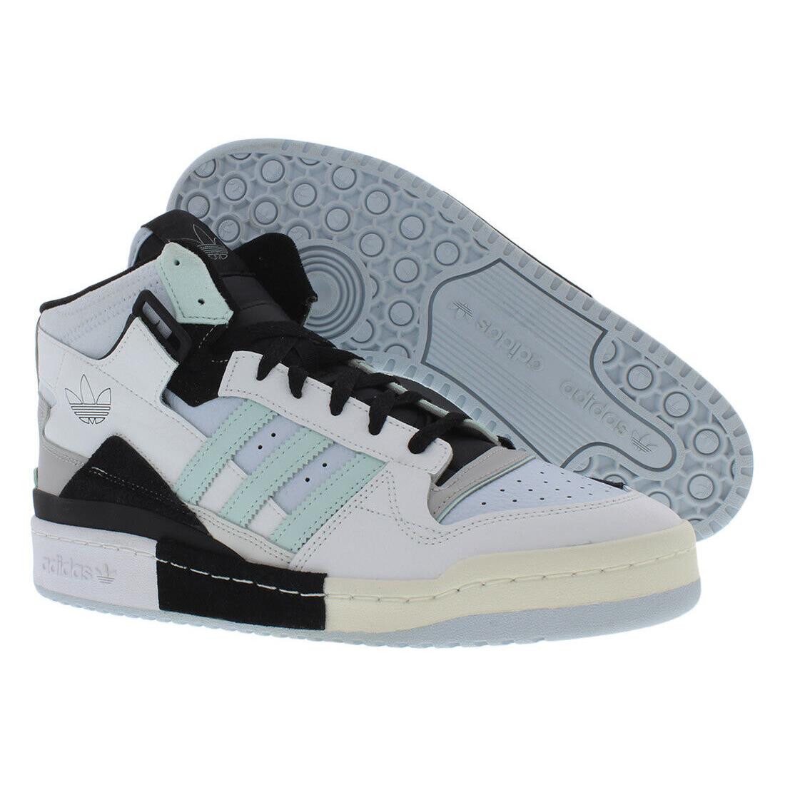 Adidas Forum Exhibit Mid Mens Shoes Size 9 Color: Cloud White/grey Two/halo - Cloud White/Grey Two/Halo Mint, Main: White