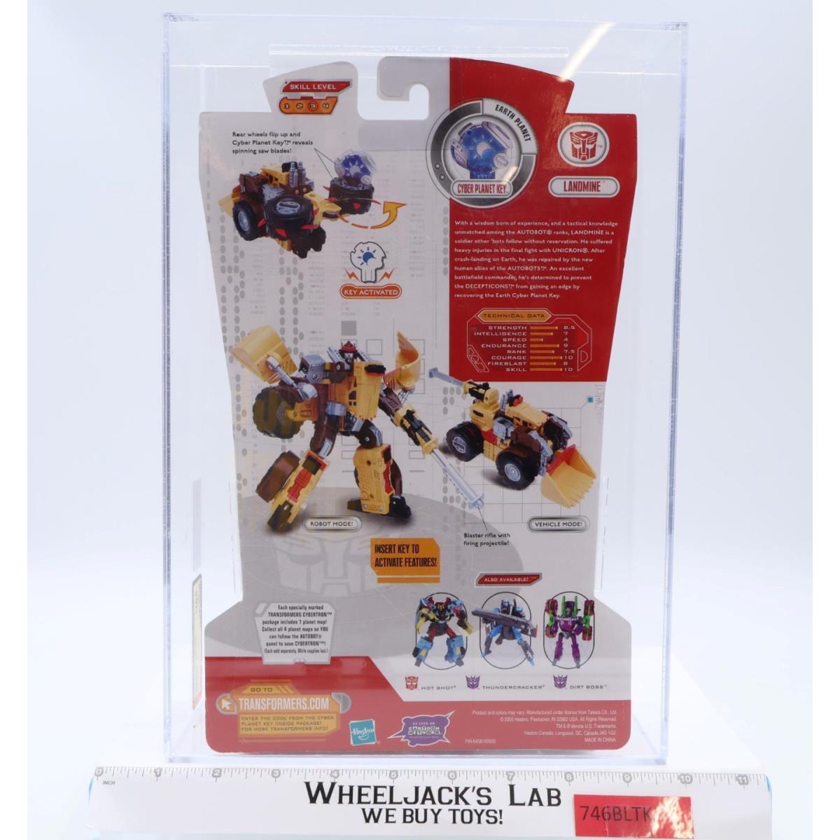 Landmine Deluxe Class Afa Graded U85 Transformers Cybertron 2005 Hasbro