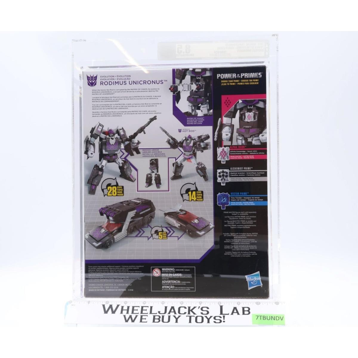 Rodimus Unicronus Afa Graded U8.5 Transformers Power of The Primes Hasbro