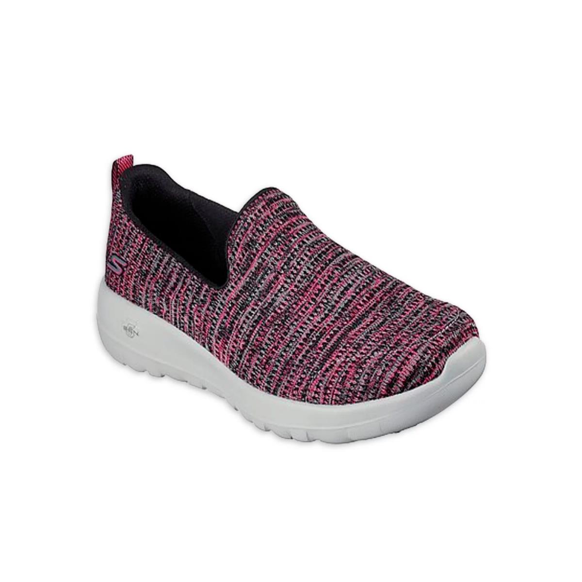 Womens Skechers Gowalk Joy Everly Slip-on Black Multi Mesh Shoes - Multicolor