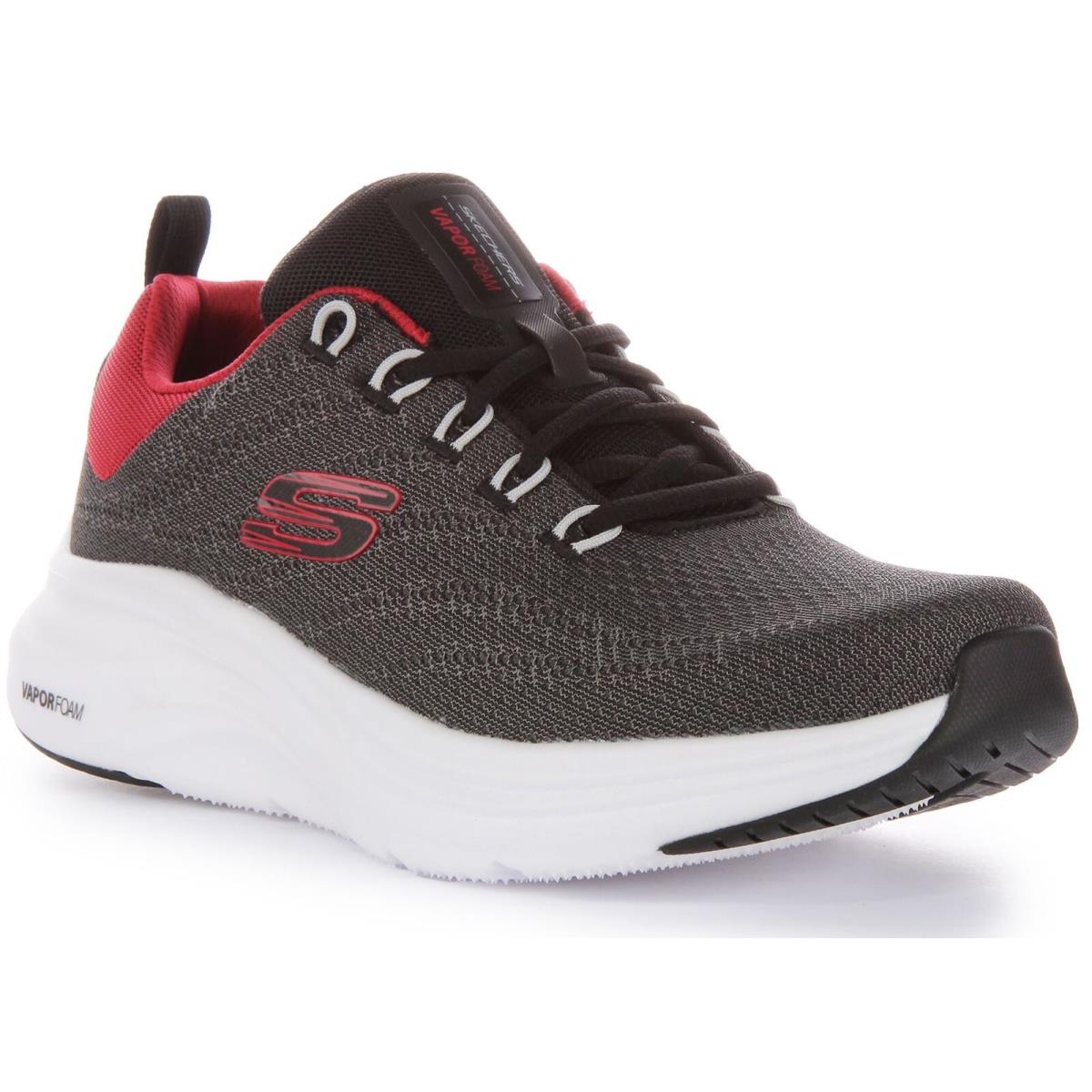 Skechers Vapor Foam Mens Sneaker Black Red Size US 7 - 13 - BLACK RED