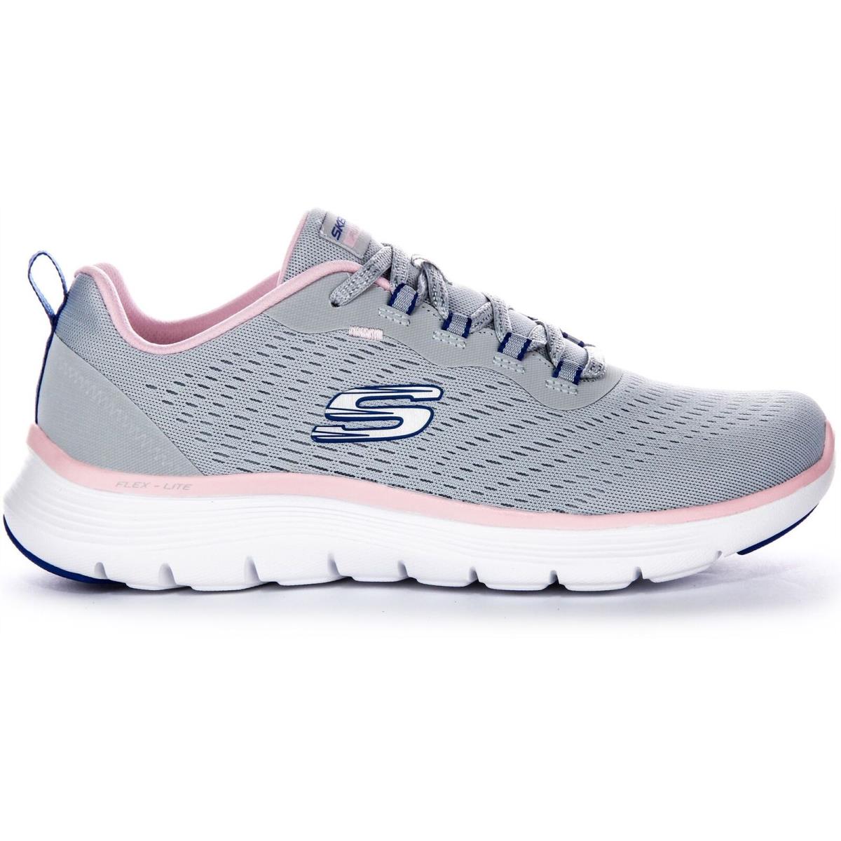 Skechers Flex Appeal 5.0 Vegan Air Cooled Womens Sneakers Grey Pink US 5 - 11 - GREYPINK