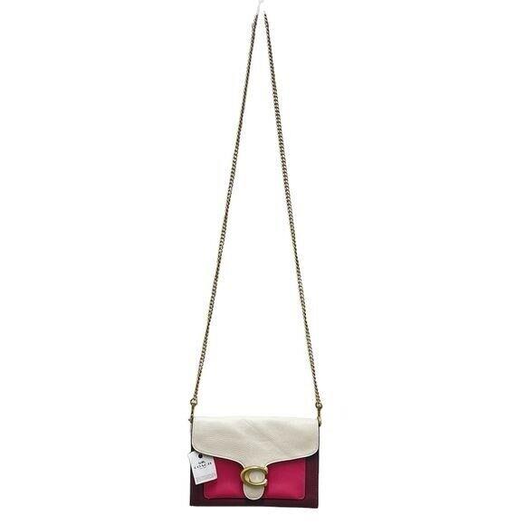 Coach 79837 Tabby Chain Convertible Clutch Crossbody Bag Purse Color Block