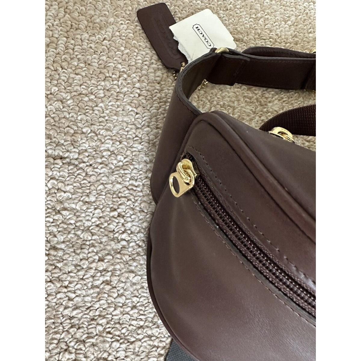 Coach Vintage Mahogany Leather Canteen Waist Pouch Belt Bag Fanny Pack 0515 Fash Brands