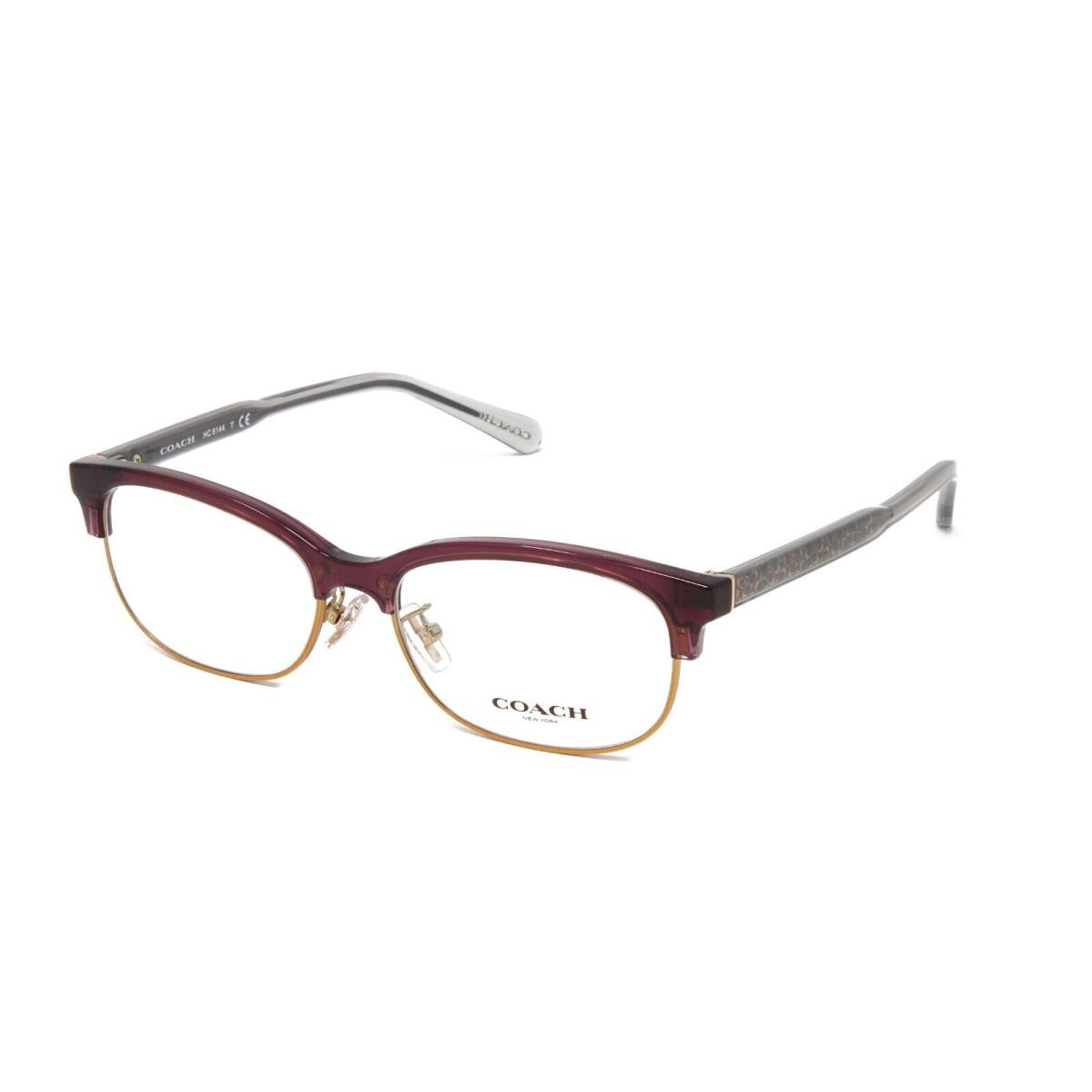 Coach Women`s Eyeglasses HC6144-5569 Transparent Mauve Rose Gold 53mm