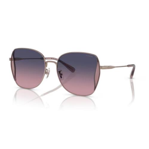 Coach Women`s 58mm Shiny Rose Gold Sunglasses HC7158D-9331I6-58