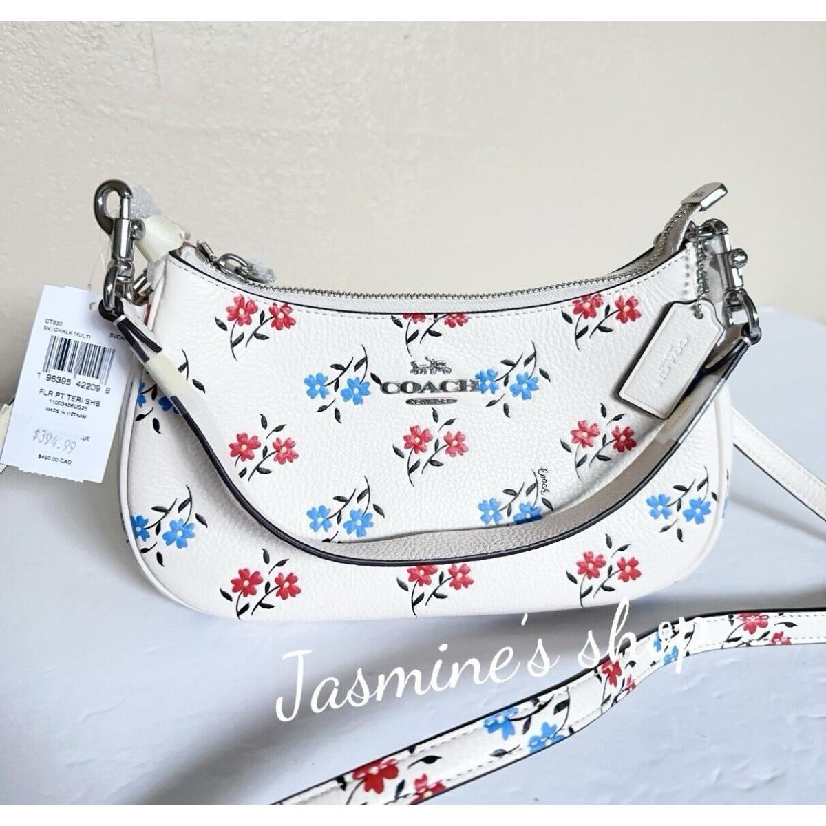 Coach Teri Shoulder Bag with Floral Print CT830