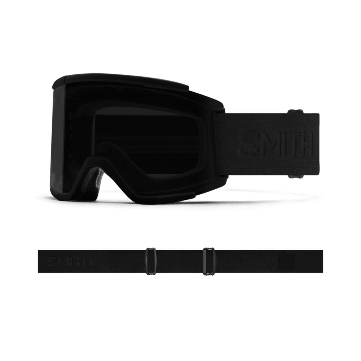 Smith Squad Xl Snow Goggles 2024 Blackout w/ ChromaPop Sun Black Lens