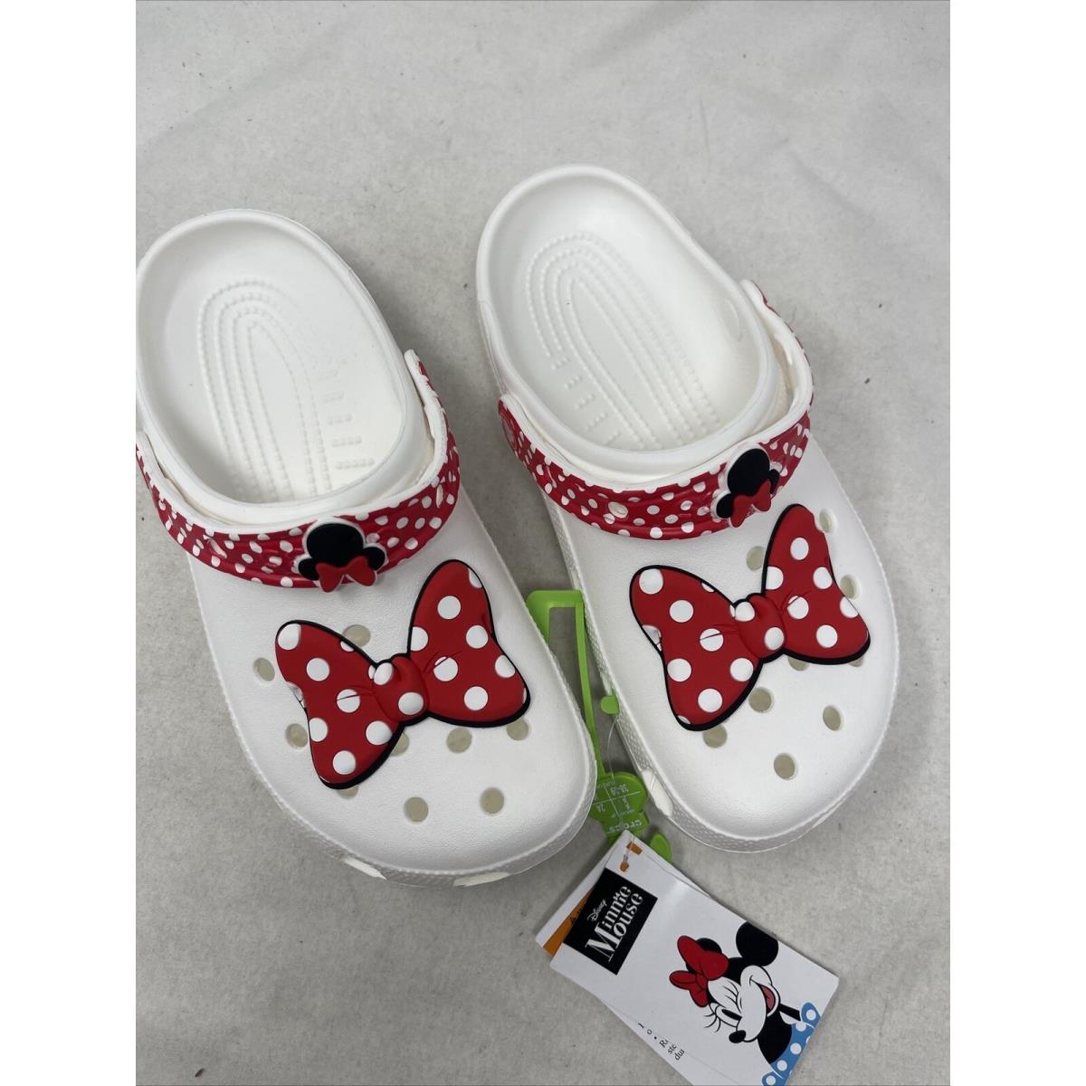 Crocs Minnie Mouse Size 6 Junior Womens 8 gr Special Edition