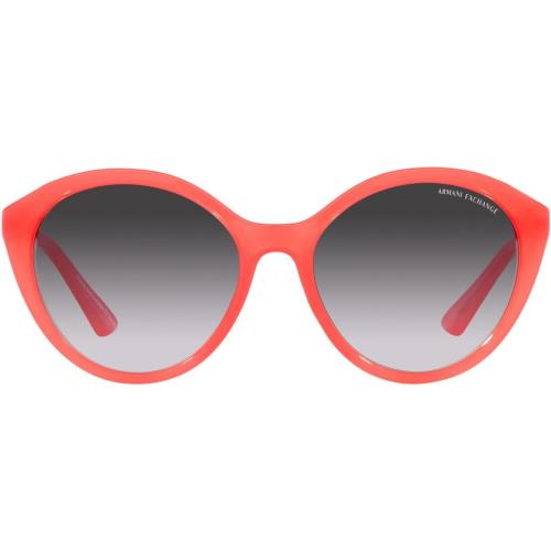 A X Armani Exchange Women`s Ax4134s Cat Eye Sunglasses Shiny Opaline Fuchsia/Gradient Grey