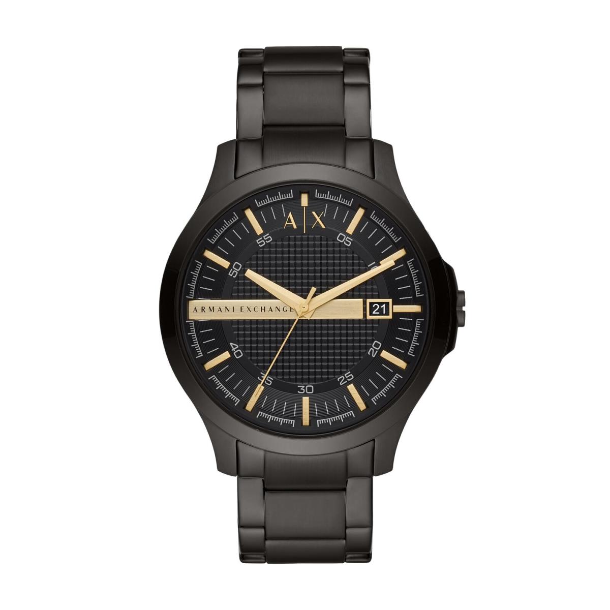 A X Armani Exchange Men`s Stainless Steel Watch Color: Black/gold AX2413