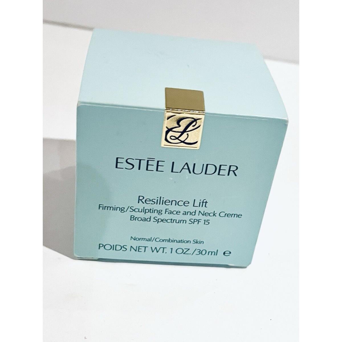 Est e Lauder Resilience Lift Firming Sculpting Face Neck Cream Spf 15 - 1.0oz