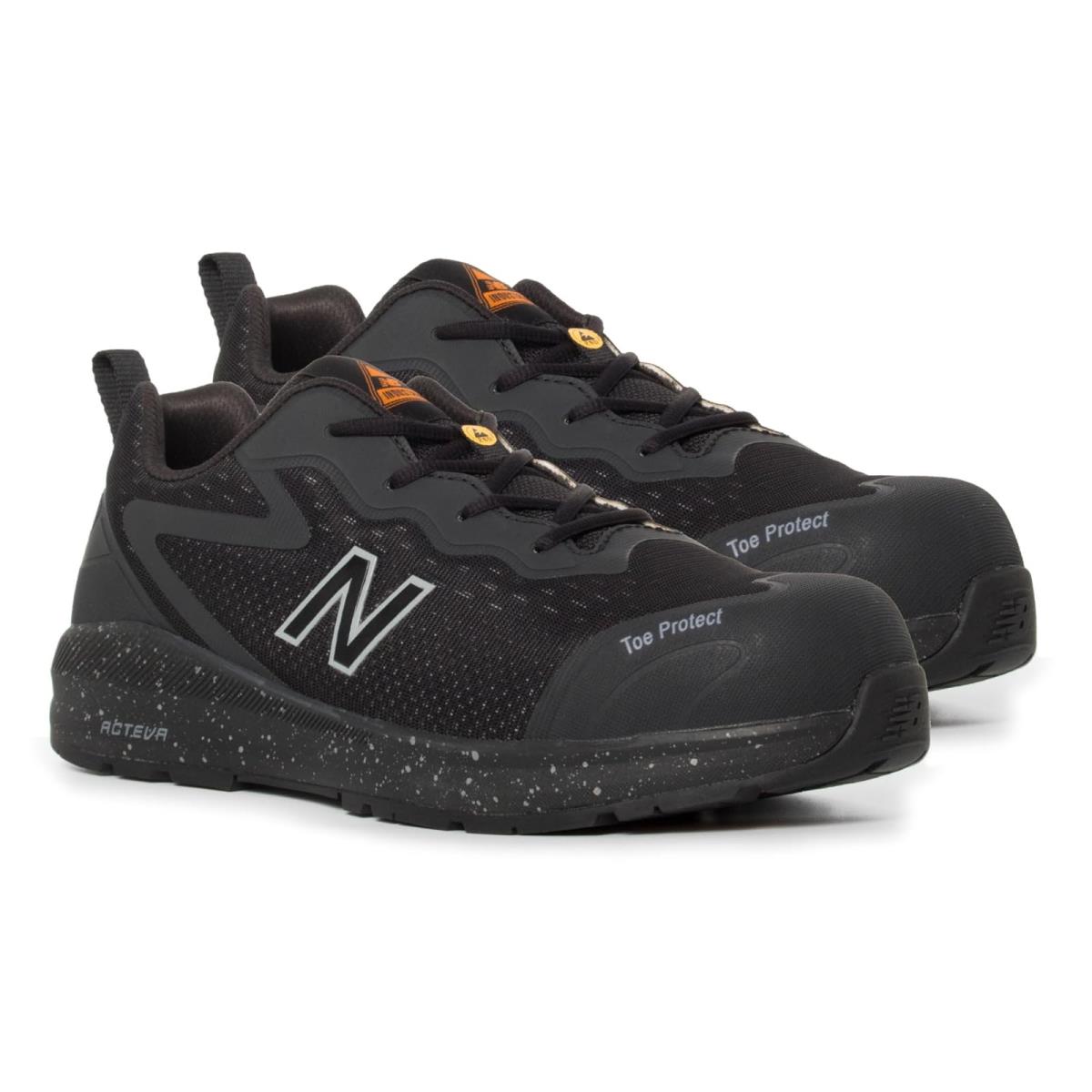 Man`s Shoes New Balance Work Safety Logic Comp Toe EH PR SR - Black/Orange