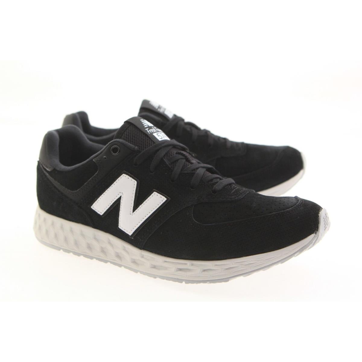 New Balance Men 574 Fresh Foam Suede MFL574FC Black White MFL574FC