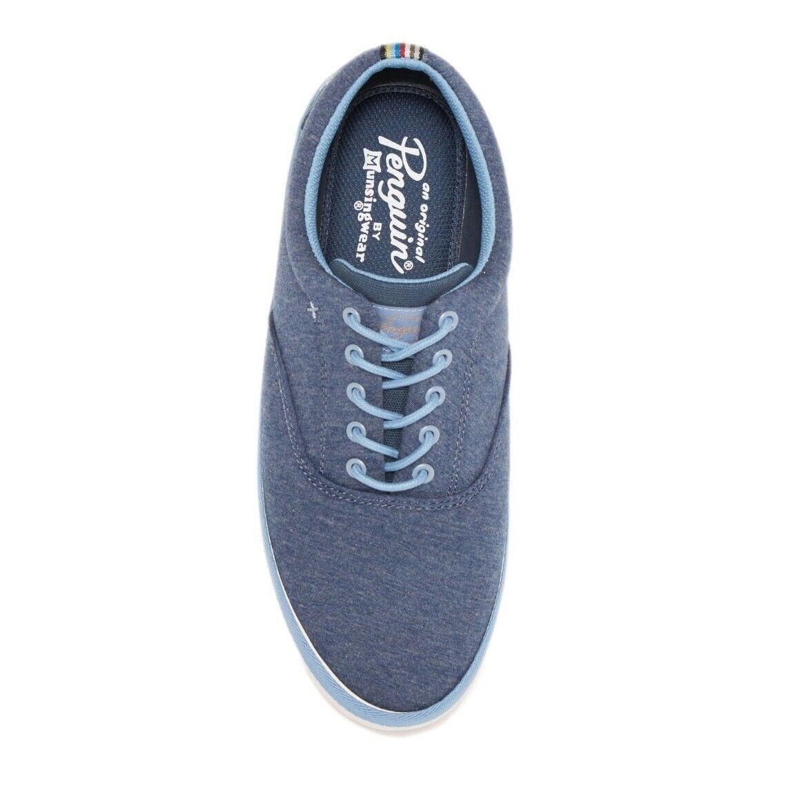 Original Penguin Donovan Sneaker 10 Mens Navy Lace Up Casual Shoes Box