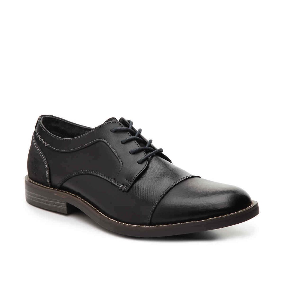 Original Penguin Wilbert Cap Toe Oxford sz 8 Black Ret