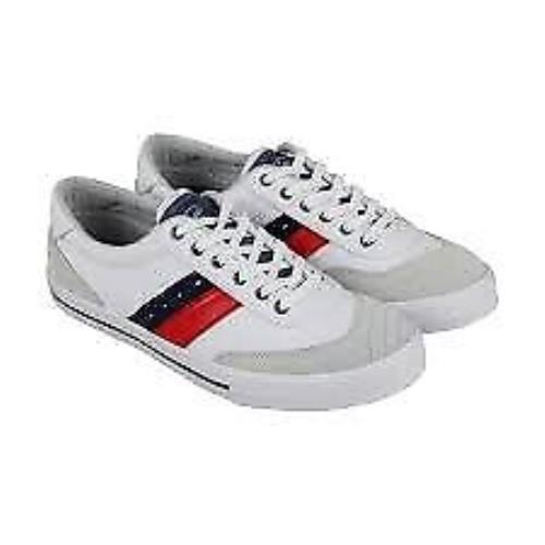 Original Penguin Cole Canvas and Leather Sneakers Men`s Size 8M