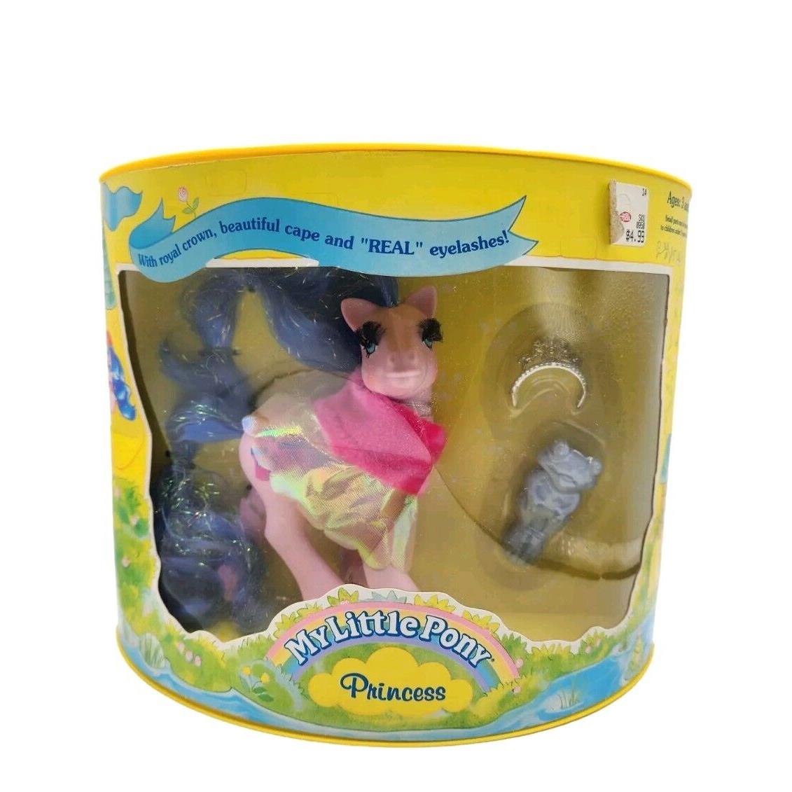 Vintage 1990 My Little Pony G1 Princess Pony Royal Real Eyelashes 90s Toy
