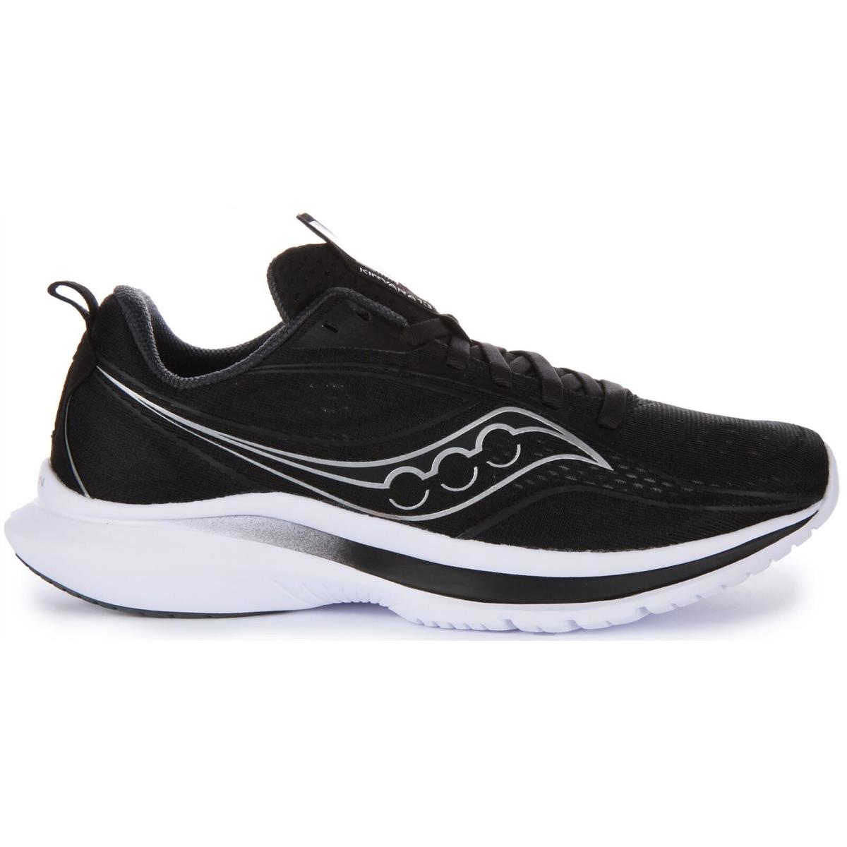 Saucony Kinvara 13 Lightweight Mesh Women Sneaker Black Silver US 5 - 11 - BLACK SILVER