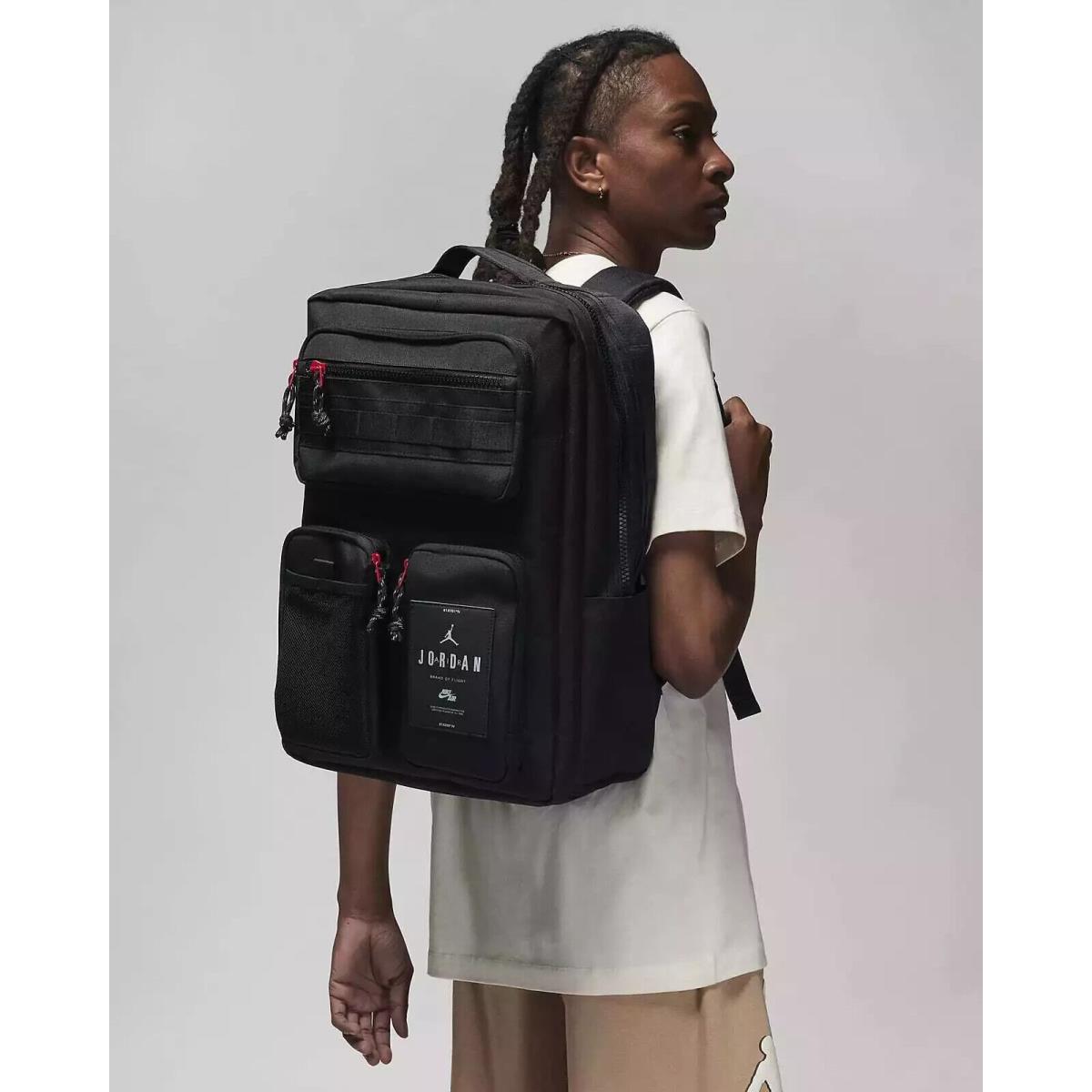 Nike Jordan Air Hesi Backpack Limited Release Black MA0838 023 Unisex Men`s