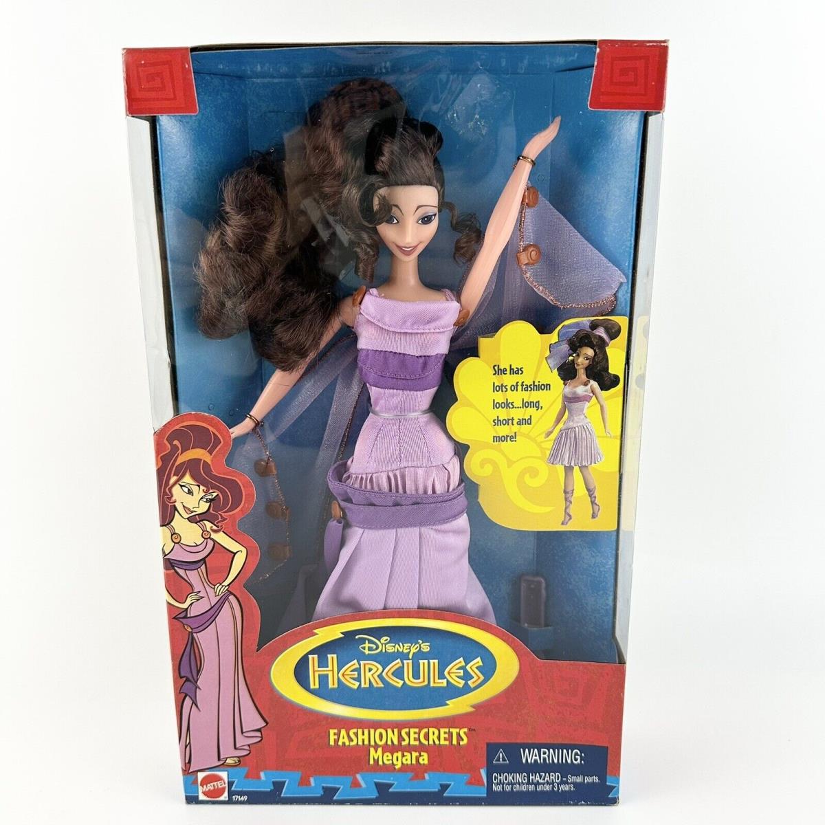 Mattel 1996 Disney 17149 Hercules Fashion Secrets Megara Meg Barbie Doll