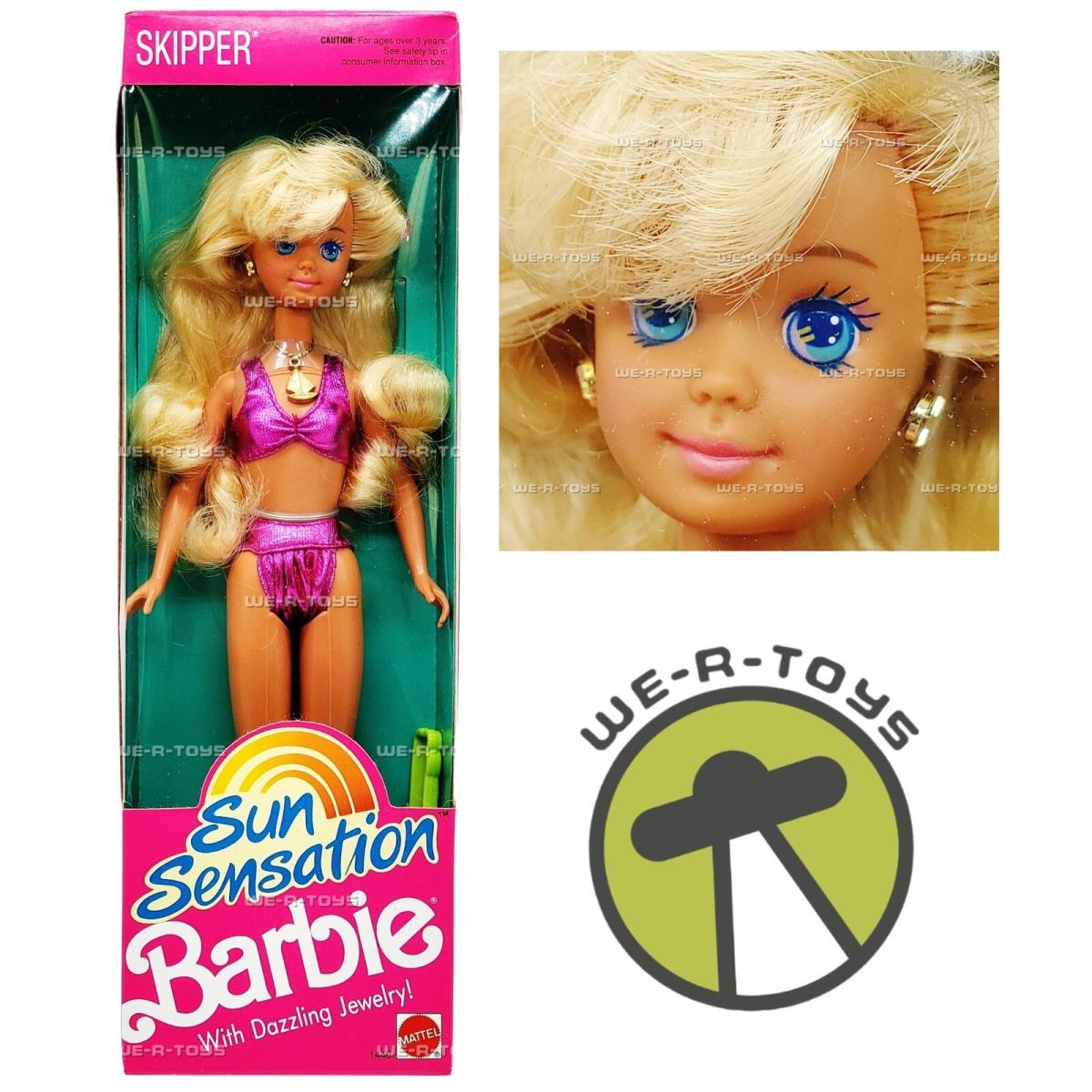 Barbie Sun Sensation Skipper Doll Mattel 1991 1446