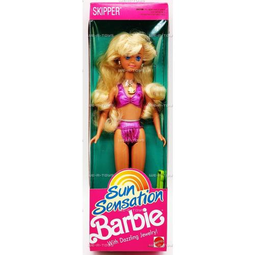 Barbie Sun Sensation Skipper Doll Mattel 1991 1446